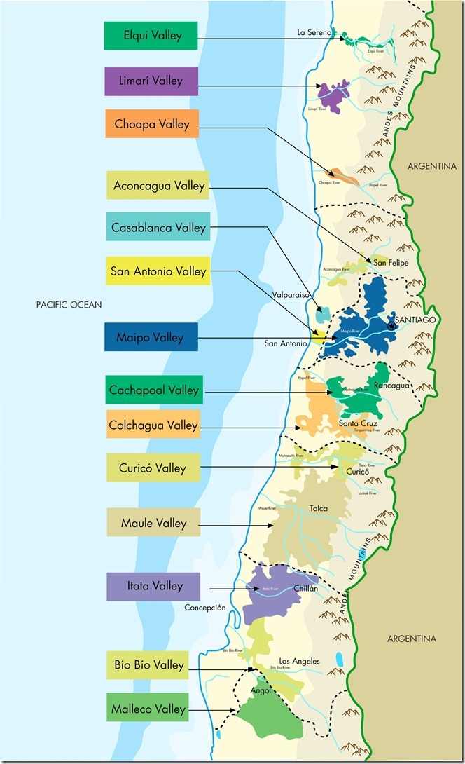 Mapa do vinho do Chile 1| Revista Eno Estilo